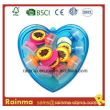 Mini Stamp in Heart Shape PP Box Packing